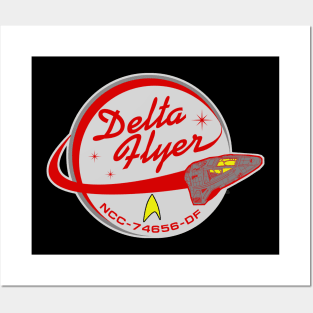 Delta Flyer Patch Posters and Art